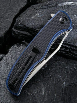 CIVIVI Shredder-Blk/Blue G10 (3.70" Satin D2) C912A -Civivi Knives Shop 1 191125155355 17471.1674844230