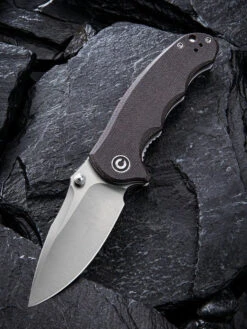 CIVIVI Hooligan-Dark Earth Micarta (2.98" Satin D2) C913A