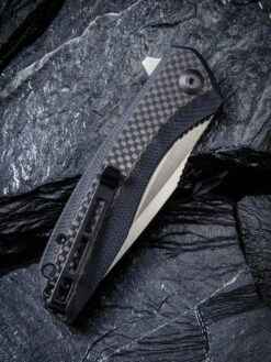 CIVIVI Baklash-Blk G10 W/ CF (3.50" Satin 9Cr18MoV) C801D -Civivi Knives Shop 1 1Z6220Z031 21889.1674848506