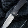 CIVIVI Elementum - Blk G10 /Twill CF (2.96" Damascus) C907DS