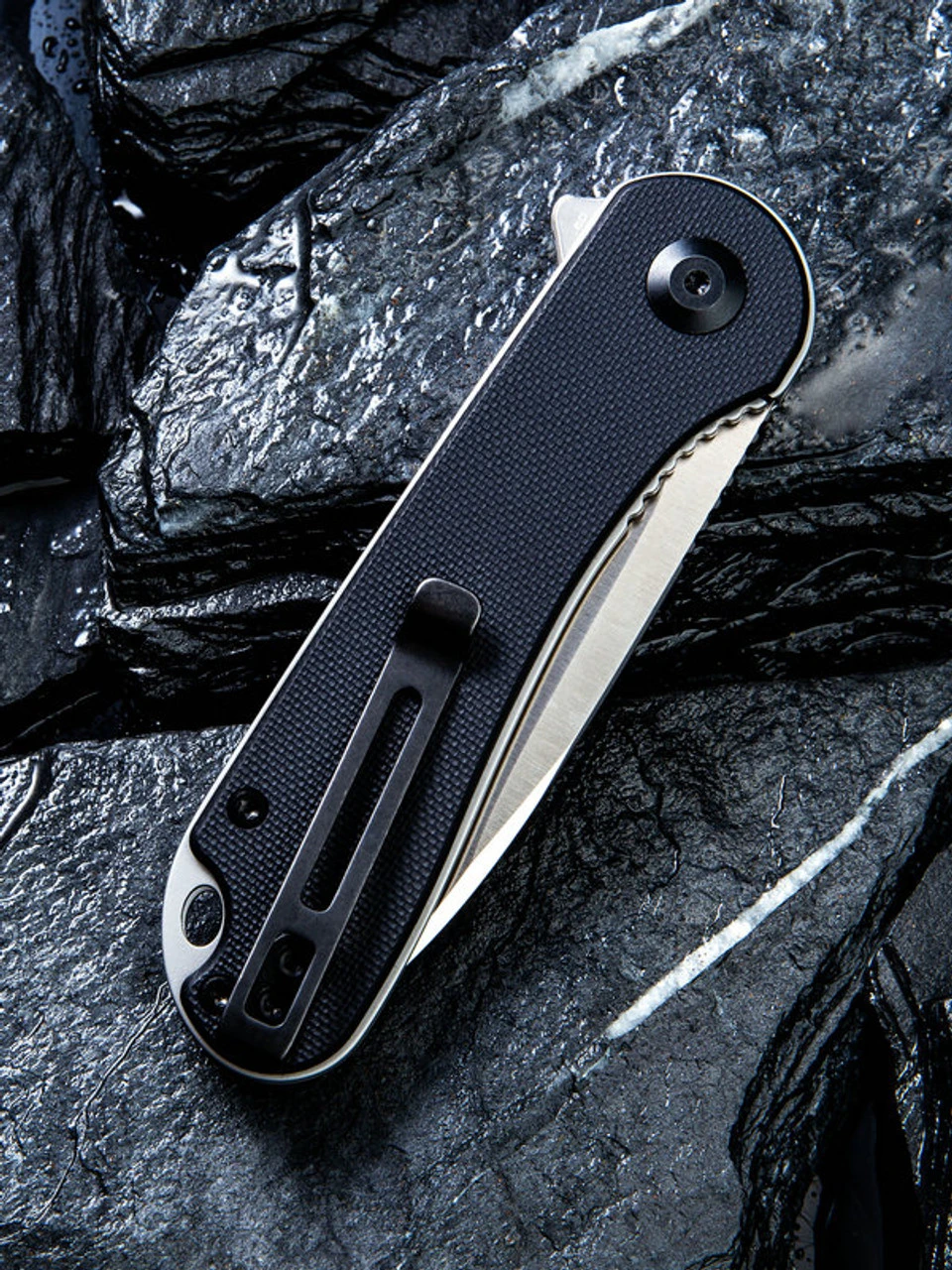 CIVIVI Elementum - Blk G10 (2.96" D2 Satin) C907A 4 CIVIVI Elementum - Blk G10 (2.96" D2 Satin) C907A - Image 4