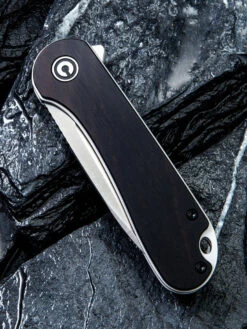 CIVIVI Elementum-Blk Ebony Wood (2.96" Satin D2) C907D 6 CIVIVI Elementum-Blk Ebony Wood (2.96" Satin D2) C907D -Civivi Knives Shop 1 1ZG2112235 89194.1675107593