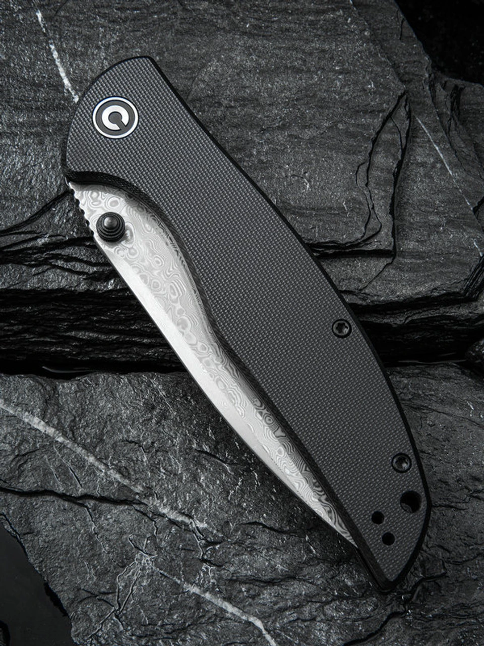 CIVIVI Governor-Blk G10 (3.86" Damascus) C911DS 3 CIVIVI Governor-Blk G10 (3.86" Damascus) C911DS - Image 3