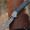CIVIVI Trailblazer XL-Blk G10 W/ CF (3.46" Damascus) C2101DS-1