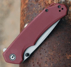 CIVIVI Brazen-Burgundy G10 (3.46" SW 14C28N) C2102B -Civivi Knives Shop 2102b.3 19582.1673986225