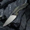 CIVIVI Plethiros-OD Green G10 W/ CF (3.45" Satin D2) C904B