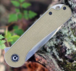 CIVIVI Elementum-Olive Micarta (2.96" Satin D2) C907S -Civivi Knives Shop 907S.2 99919.1674594401