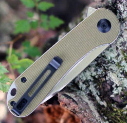 CIVIVI Elementum-Olive Micarta (2.96" Satin D2) C907S -Civivi Knives Shop 907S.3 36828.1674594401