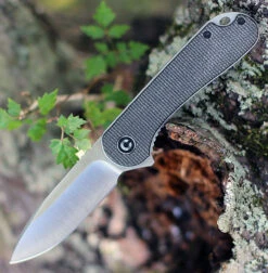 CIVIVI Elementum-Dark Green Micarta (2.96" Satin D2) C907T