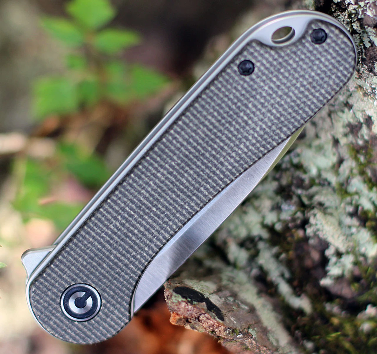 CIVIVI Elementum-Dark Green Micarta (2.96" Satin D2) C907T 4 CIVIVI Elementum-Dark Green Micarta (2.96" Satin D2) C907T - Image 4
