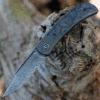 CIVIVI Appalachian Drifter II-Blue/Blk CF (2.96" Damascus) C19010C-DS1