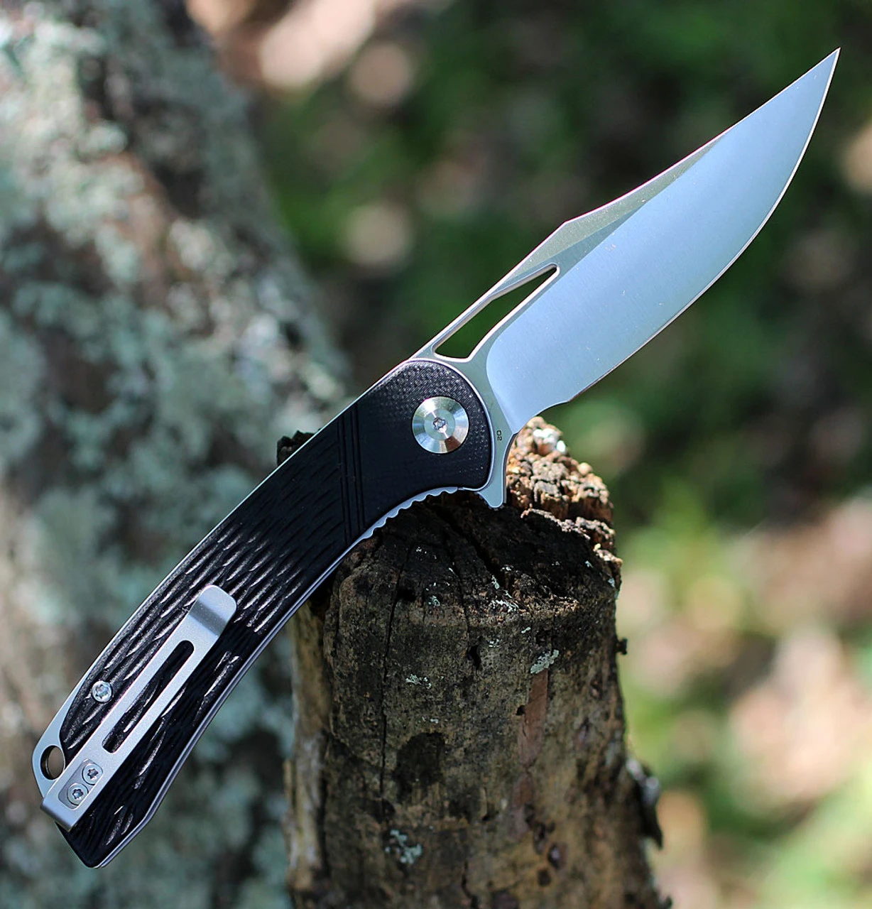 CIVIVI Dogma-Blk G10 (3.46" Satin D2) C2005D 2 CIVIVI Dogma-Blk G10 (3.46" Satin D2) C2005D - Image 2