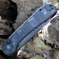 CIVIVI Button Lock Elementum-Blk Marble CF (3.47" Damascus) C2103DS-3 7 CIVIVI Button Lock Elementum-Blk Marble CF (3.47" Damascus) C2103DS-3 -Civivi Knives Shop C2013DS3.4 98125.1673903819