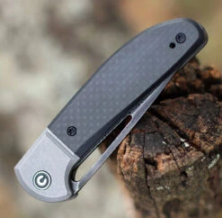 CIVIVI Trailblazer-Blk G10 W/ CF (2.97" Damascus) C2018DS-1 -Civivi Knives Shop C2018DS1.3 91838.1674160407