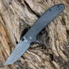 CIVIVI Badlands Vagabond-Blk Twill CF (3.25" Damascus) C2019DS-1
