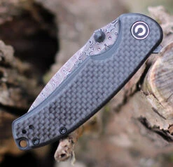 CIVIVI Pintail-Blk G10 W/ CF (2.98" Damascus) C2020DS-1 -Civivi Knives Shop C2020DS1.3 76174.1674148078