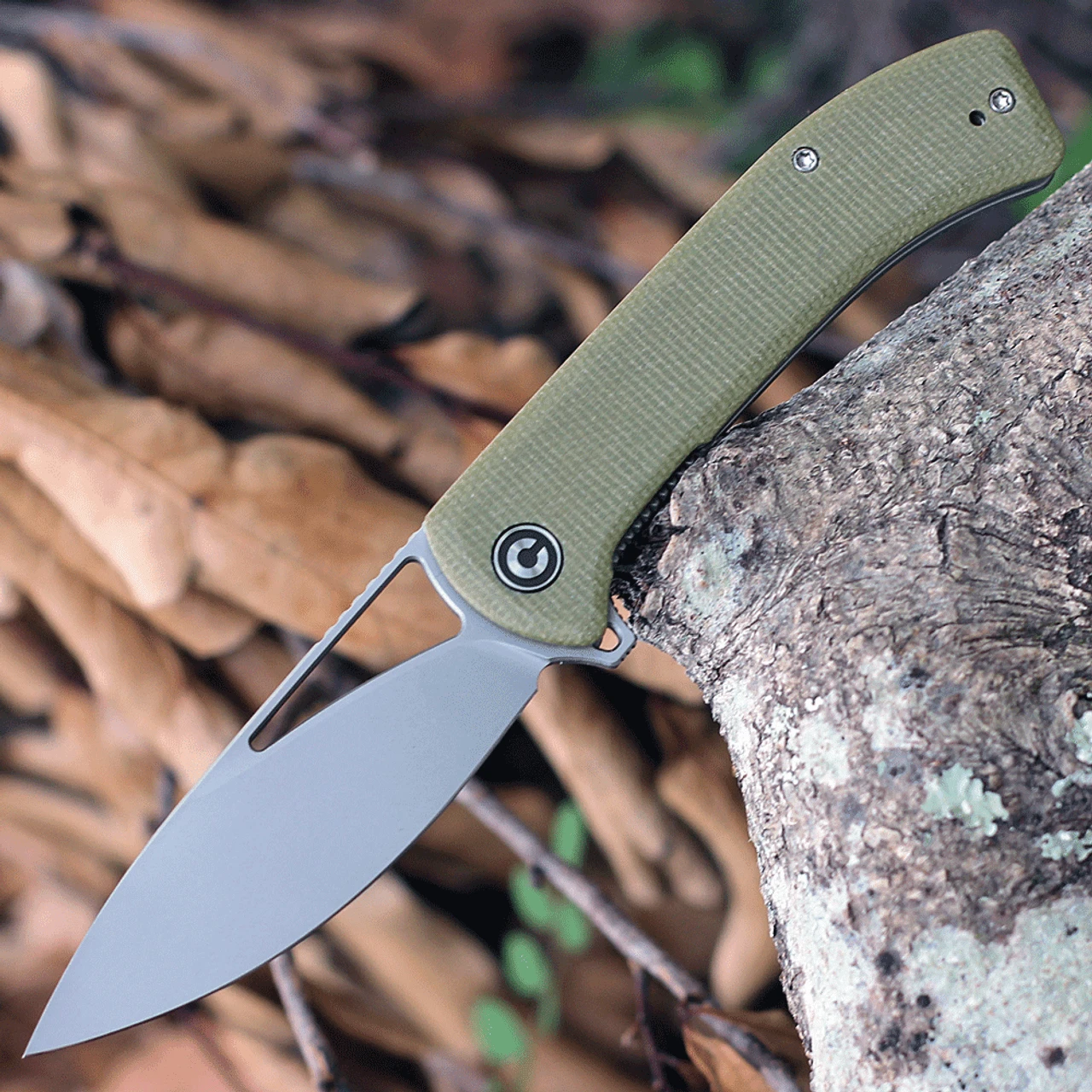 CIVIVI Riffle-Olive Micarta (3.46" SW 14C28N) C2024B 1 CIVIVI Riffle-Olive Micarta (3.46" SW 14C28N) C2024B