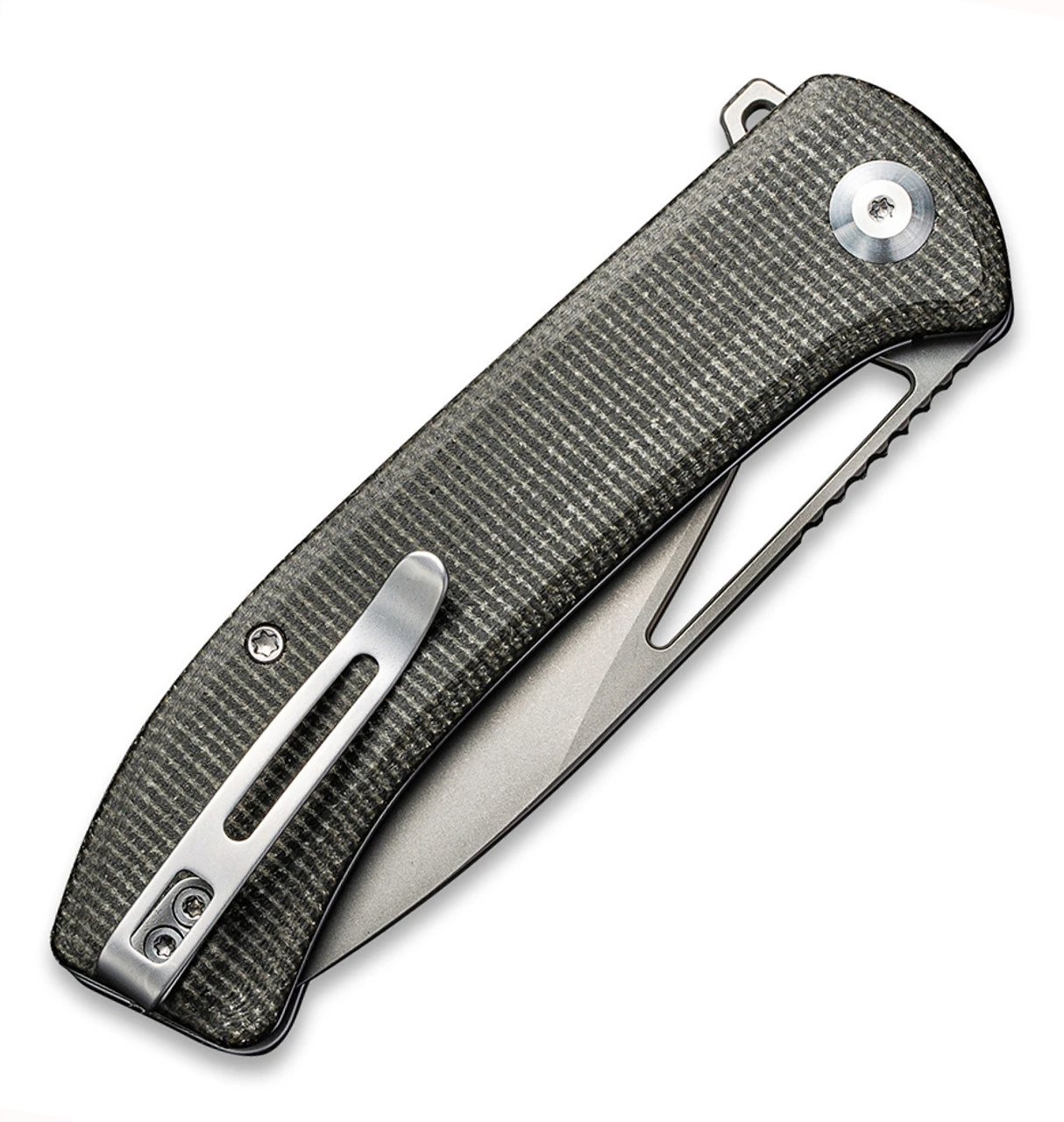 CIVIVI Riffle-Dark Green Micarta (3.46" SW 14C28N) C2024C 4 CIVIVI Riffle-Dark Green Micarta (3.46" SW 14C28N) C2024C - Image 4