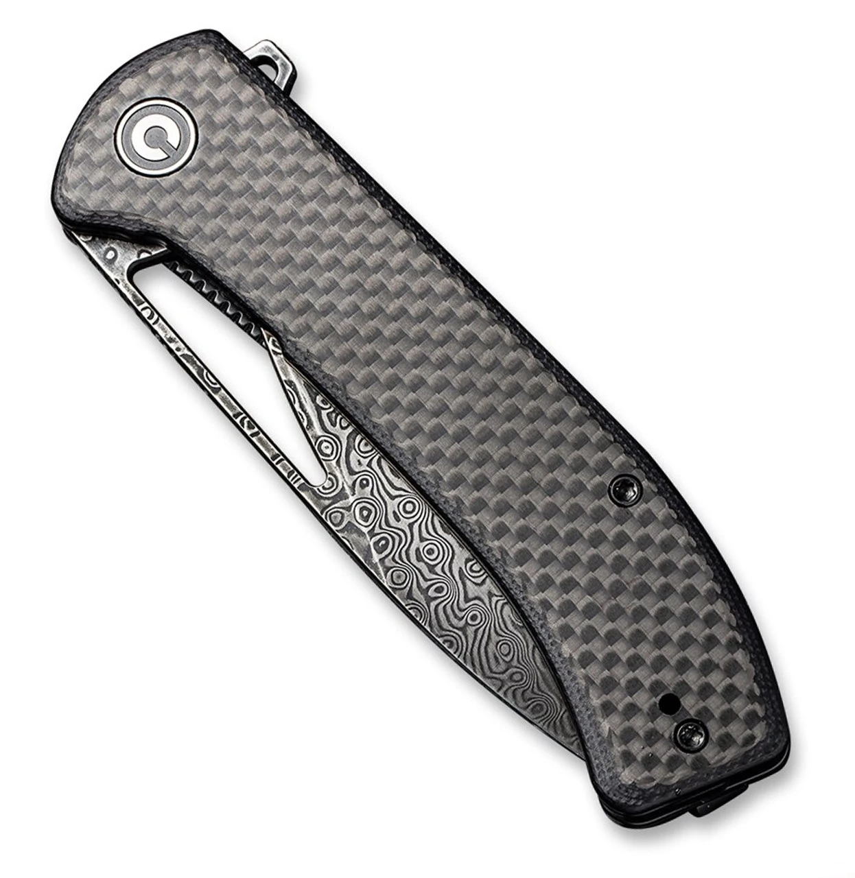 CIVIVI Riffle-Blk G10 W/ CF (3.46" Damascus) C2024DS-1 3 CIVIVI Riffle-Blk G10 W/ CF (3.46" Damascus) C2024DS-1 - Image 3