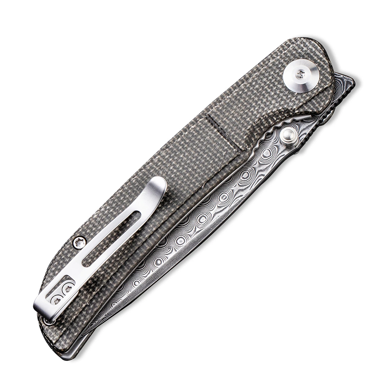 CIVIVI Imperium-Dark Green (3.47" Damascus) C2107DS-3 4 CIVIVI Imperium-Dark Green (3.47" Damascus) C2107DS-3 - Image 4