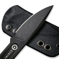 Civivi Circulus Fixed Blade - Blk 10Cr15CoMov (1.96" Blk 10Cr15CoMov) C22012-1 -Civivi Knives Shop C22012 1 Circulus 4 500x 10116.1675285134
