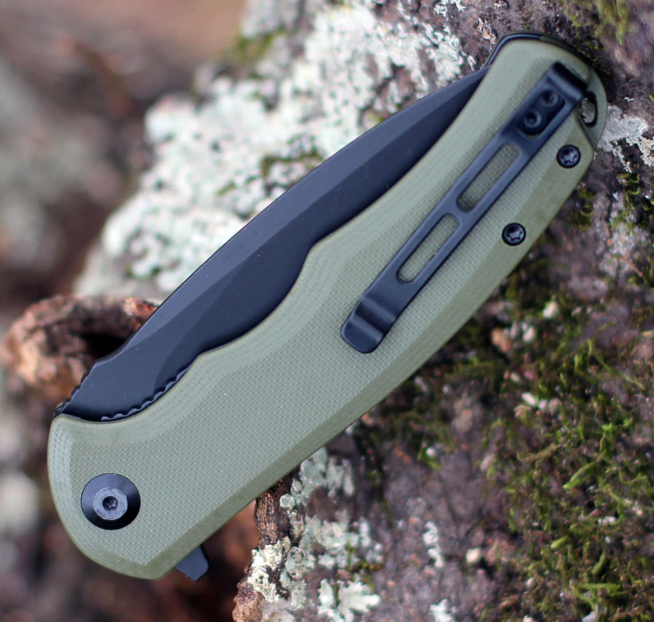 CIVIVI Praxis-OD Green G10 (3.75" BW 9Cr18MoV) C803F 4 CIVIVI Praxis-OD Green G10 (3.75" BW 9Cr18MoV) C803F - Image 4