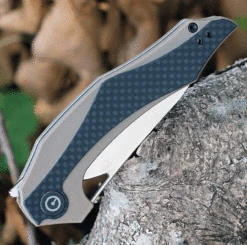 CIVIVI Plethiros-Tan G10 W/ CF (3.45" Satin D2) C904A -Civivi Knives Shop C904A.2 36097.1675115077