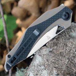 CIVIVI Plethiros-Tan G10 W/ CF (3.45" Satin D2) C904A -Civivi Knives Shop C904A.3 39663.1675115077