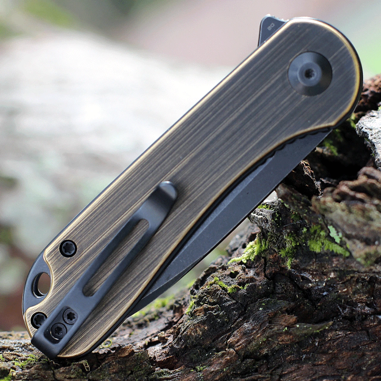 CIVIVI Elementum-Brass (2.96" BW D2) C907T-A 4 CIVIVI Elementum-Brass (2.96" BW D2) C907T-A - Image 4