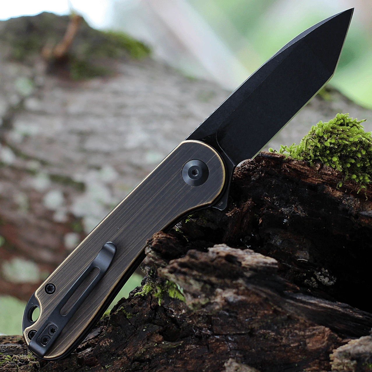 CIVIVI Elementum-Brass (2.96" BW D2) C907T-A 2 CIVIVI Elementum-Brass (2.96" BW D2) C907T-A - Image 2