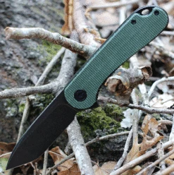 CIVIVI Elementum-Green Micarta (2.96" BW D2) C907T-E