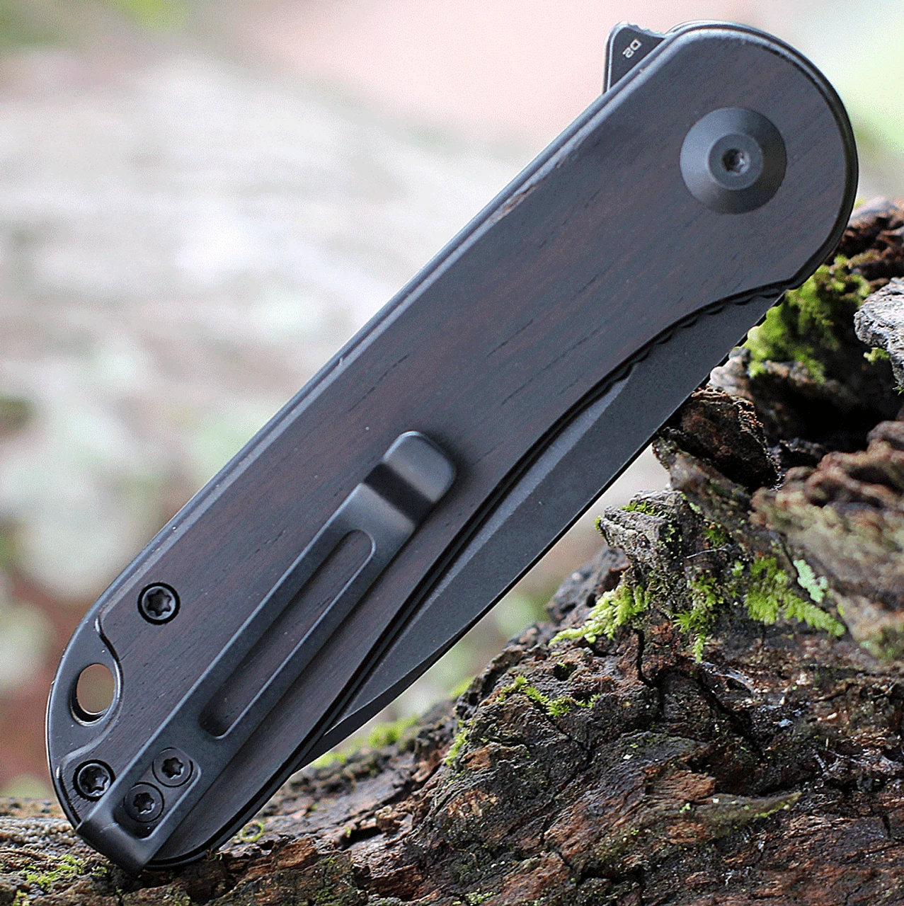 CIVIVI Elementum-Blk Ebony Wood (2.96" BW D2) - C907W 4 CIVIVI Elementum-Blk Ebony Wood (2.96" BW D2) - C907W - Image 4