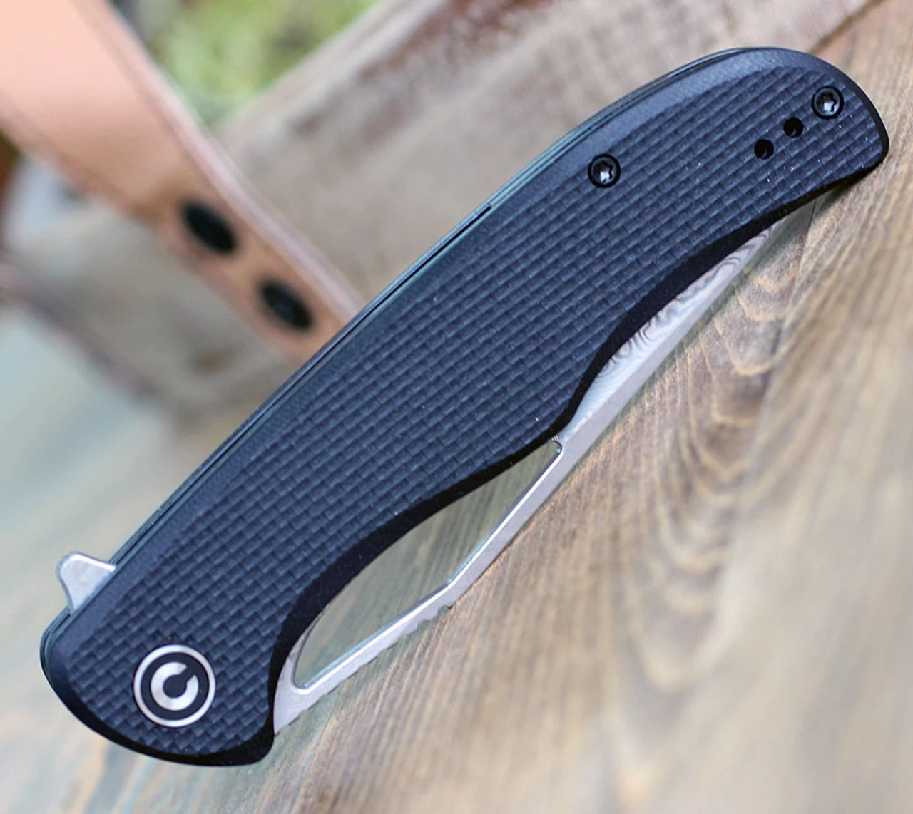 CIVIVI Shredder-Blk G10 (3.70" Damascus) C912DS 3 CIVIVI Shredder-Blk G10 (3.70" Damascus) C912DS - Image 3