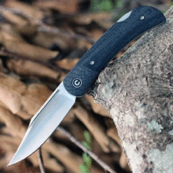CIVIVI Rustic Gent-Blk Micarta (2.97" Satin D2) C914D