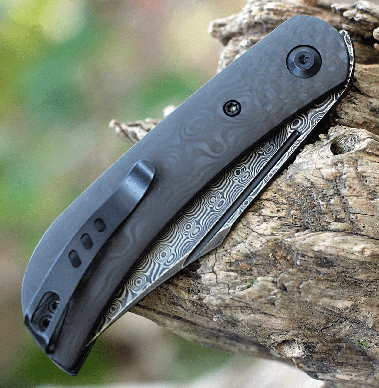 CIVIVI Appalachian Drifter II-Blk CF (2.96" Damascus) C19010C-DS3 3 CIVIVI Appalachian Drifter II-Blk CF (2.96" Damascus) C19010C-DS3 - Image 3