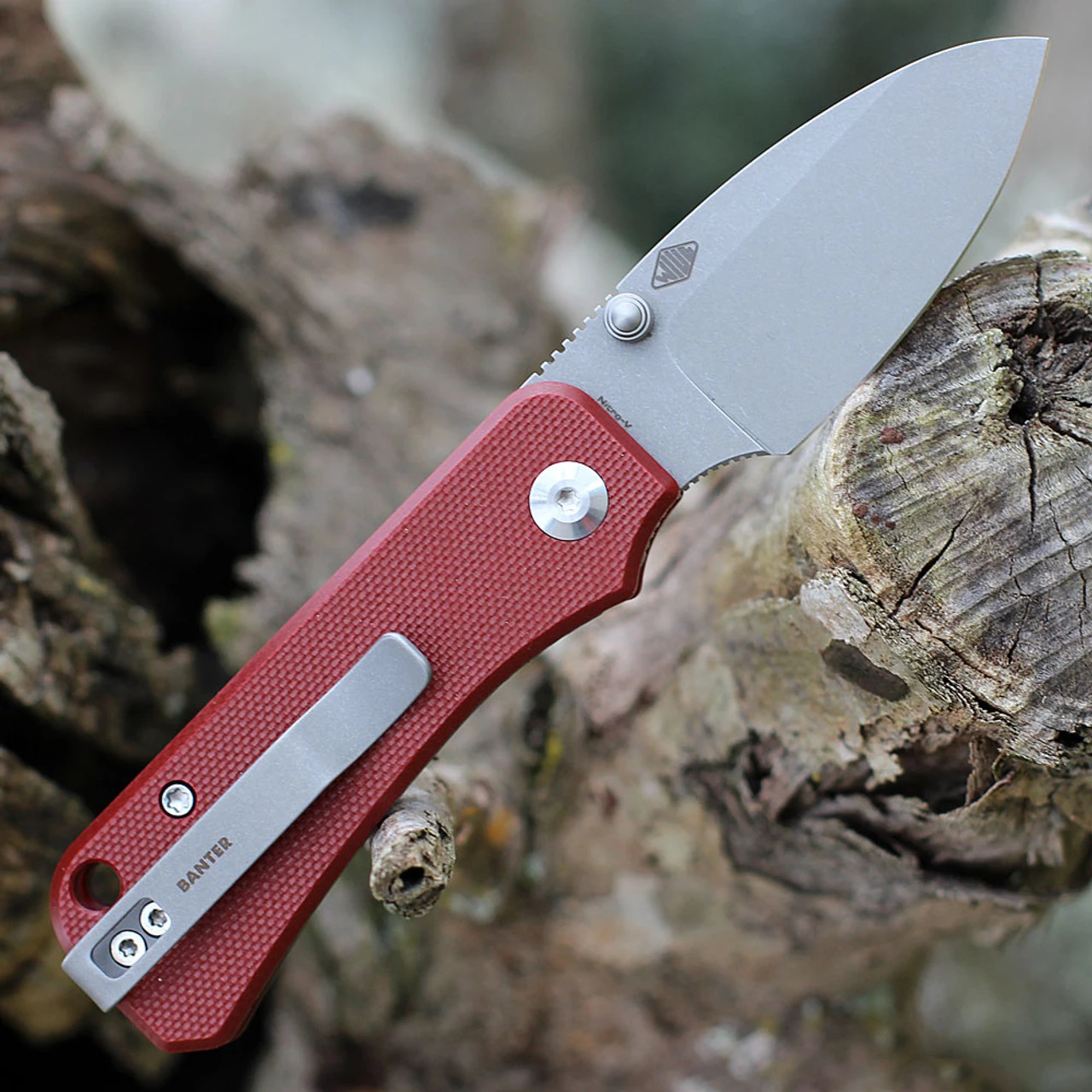 CIVIVI Baby Banter-Burgundy G-10 (2.34" Gray SW Nitro-V) C19068S-6 2 CIVIVI Baby Banter-Burgundy G-10 (2.34" Gray SW Nitro-V) C19068S-6 - Image 2