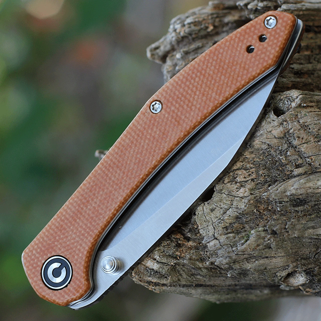 CIVIVI Hadros-Brown Micarta (3.35" Satin 10Cr15CoMoV) C20004-2 3 CIVIVI Hadros-Brown Micarta (3.35" Satin 10Cr15CoMoV) C20004-2 - Image 3