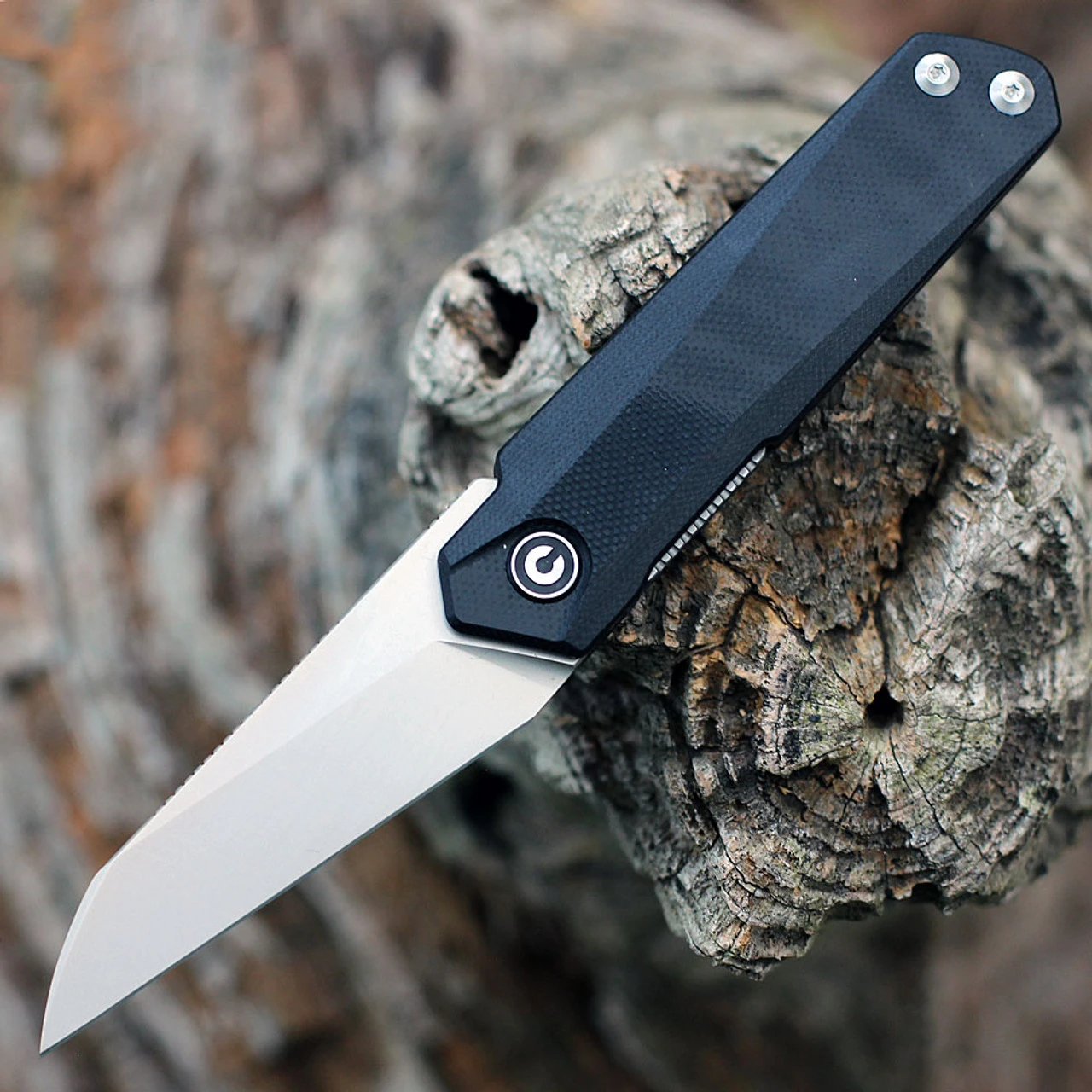 CIVIVI Ki-V Plus Front Flipper - Blk G10 (2.52" Nitro-V Satin BB) C20005B-1 1 CIVIVI Ki-V Plus Front Flipper - Blk G10 (2.52" Nitro-V Satin BB) C20005B-1