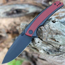 CIVIVI Teraxe Flipper - Blk Steel / Burgundy G10 (3.48" Nitro-V Blk SW) C20036-1