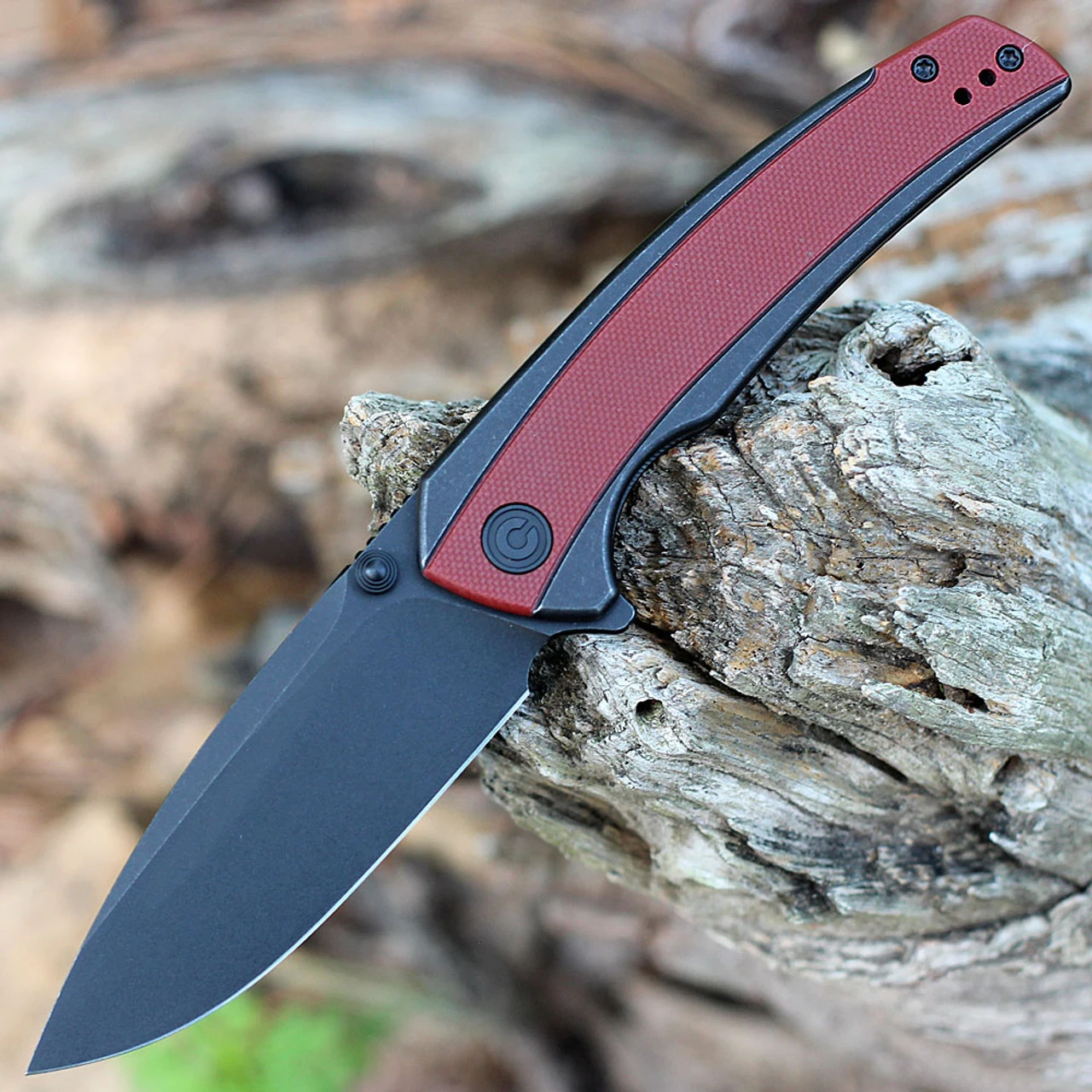 CIVIVI Teraxe Flipper - Blk Steel / Burgundy G10 (3.48" Nitro-V Blk SW) C20036-1 1 CIVIVI Teraxe Flipper - Blk Steel / Burgundy G10 (3.48" Nitro-V Blk SW) C20036-1