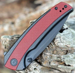 CIVIVI Teraxe Flipper - Blk Steel / Burgundy G10 (3.48" Nitro-V Blk SW) C20036-1 6 CIVIVI Teraxe Flipper - Blk Steel / Burgundy G10 (3.48" Nitro-V Blk SW) C20036-1 -Civivi Knives Shop CIVC200361.3 57739.1660668421