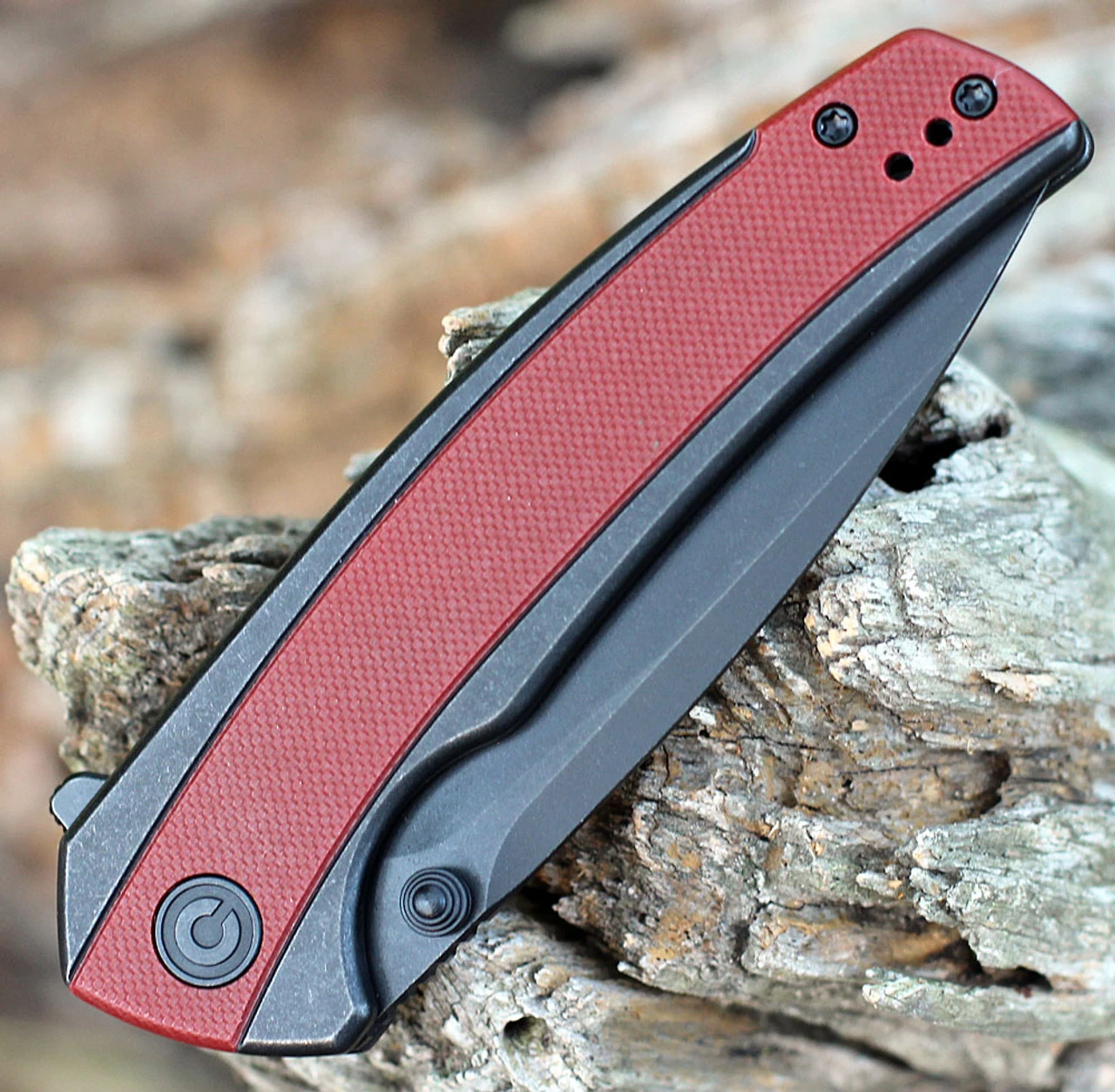 CIVIVI Teraxe Flipper - Blk Steel / Burgundy G10 (3.48" Nitro-V Blk SW) C20036-1 3 CIVIVI Teraxe Flipper - Blk Steel / Burgundy G10 (3.48" Nitro-V Blk SW) C20036-1 - Image 3