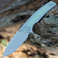 CIVIVI Teraxe Flipper - Plain Steel / Natural G10 (3.48" Nitro-V BB) C20036-2
