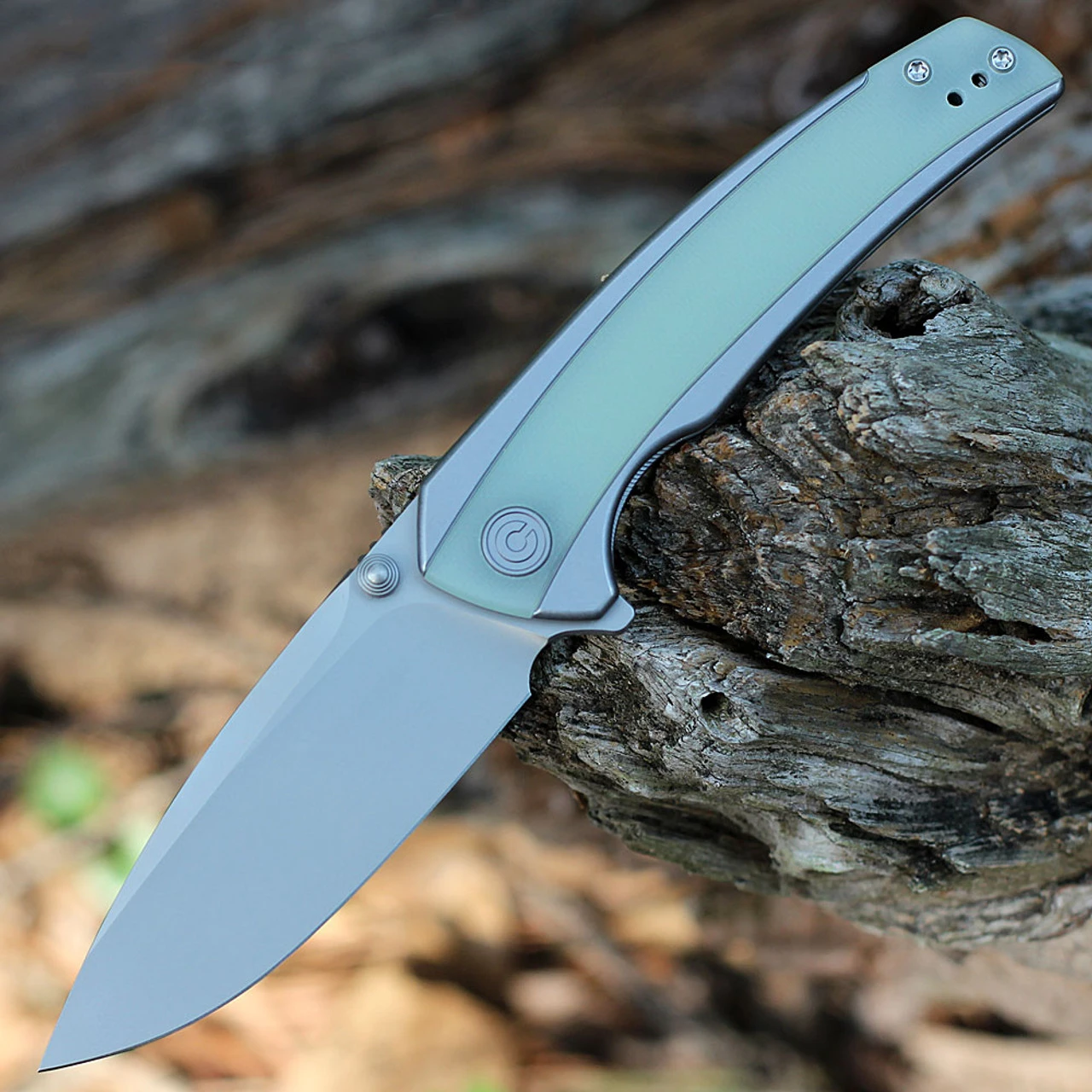 CIVIVI Teraxe Flipper - Plain Steel / Natural G10 (3.48" Nitro-V BB) C20036-2 1 CIVIVI Teraxe Flipper - Plain Steel / Natural G10 (3.48" Nitro-V BB) C20036-2