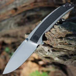 CIVIVI Teraxe Flipper-Gray Steel / Blk G10 (3.48" Nitro-V BB) C20036-3