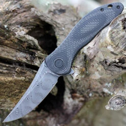 CIVIVI Synergy3-Blk G-10/CF (3.24" Damascus) C20075A-DS1