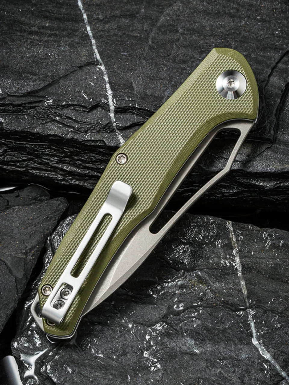 CIVIVI Fracture-OD Green G10 (3.35" SW 8Cr14MoV) C2009A 5 CIVIVI Fracture-OD Green G10 (3.35" SW 8Cr14MoV) C2009A - Image 5