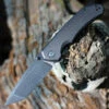 CIVIVI Brazen-Blk Coarse Micarta (3.46" Damascus) C2023DS-1