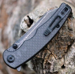 CIVIVI P87 Folder - Twill CF G-10 (2.90" Damascus) C21043-DS1 -Civivi Knives Shop CIVC21043DS1.2 04727.1660744977