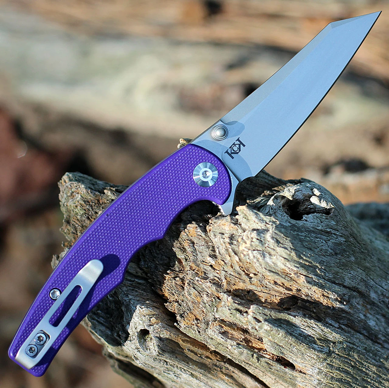 CIVIVI P87 Folder - Purple G-10 (2.90" Nitro-V Silver BB) C21043-2 2 CIVIVI P87 Folder - Purple G-10 (2.90" Nitro-V Silver BB) C21043-2 - Image 2